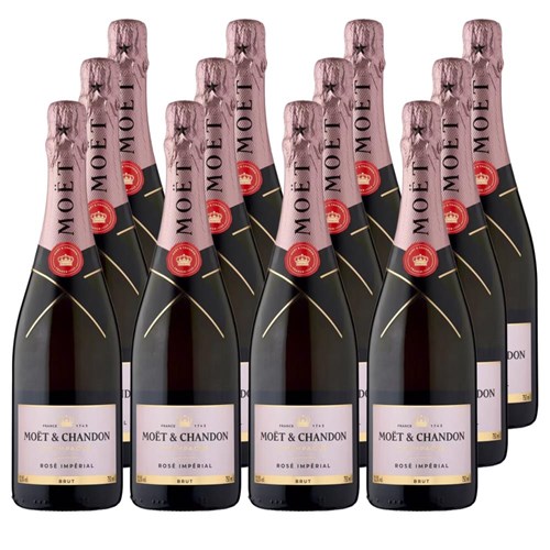 Moet & Chandon Rose Champagne 75cl Case of 12 Champagne